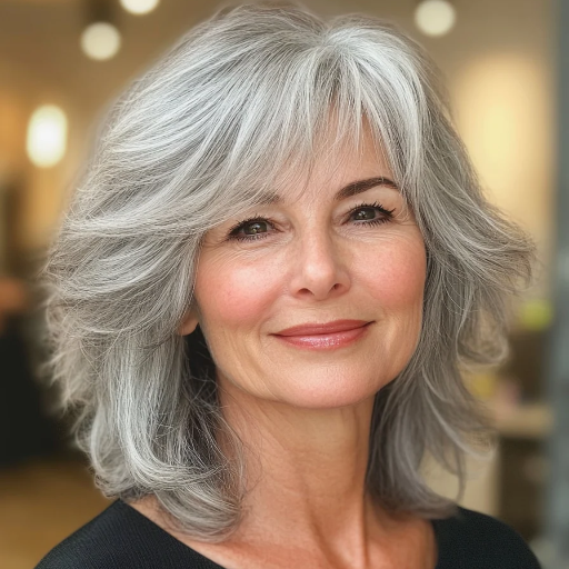 Benefits of Short Shaggy Haircuts for Women Over 60